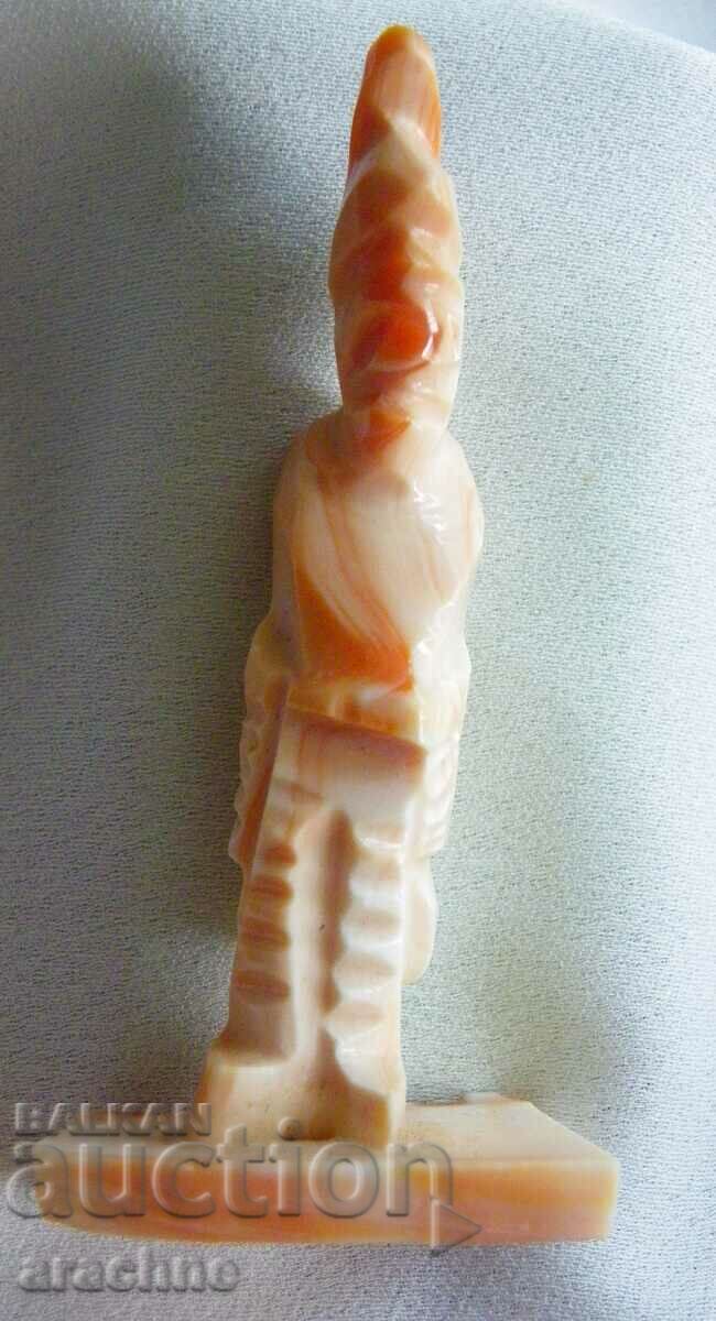 Aztec priest figure from a red snail shell with price 120.00 BGN | € 61.36 Aztec priest figure from a red snail shell with price 120.00 BGN | € 61.36
