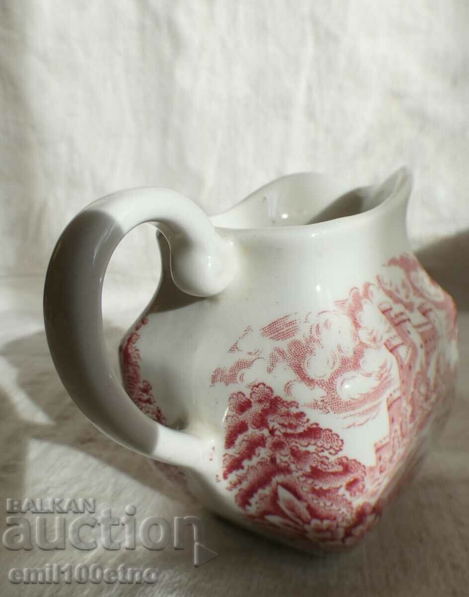 Auction Enoch Wedgwood Tunstal Old English Porcelain Milk Jug Auction Enoch Wedgwood Tunstal Old English Porcelain Milk Jug