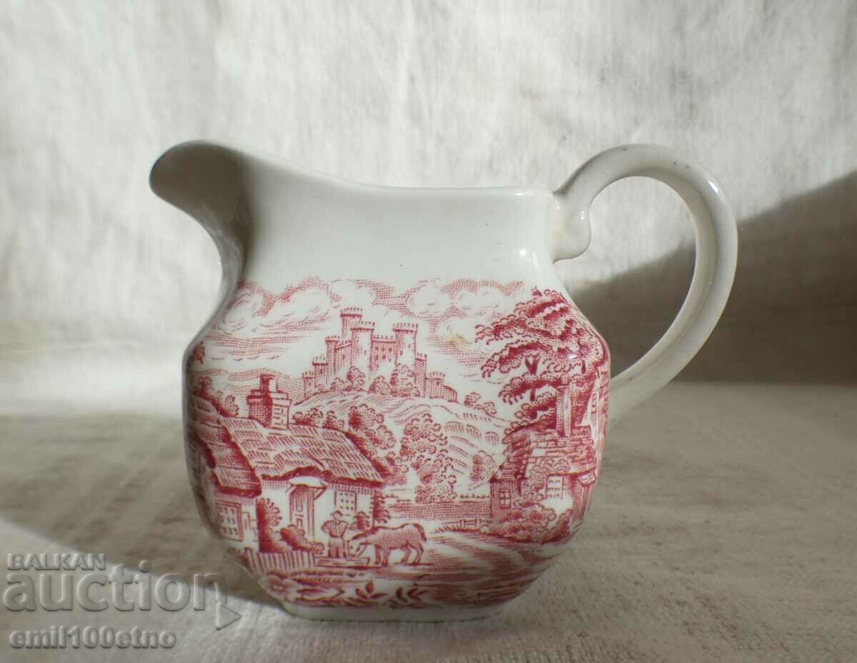 Enoch Wedgwood Tunstal Old English Porcelain Milk Jug Enoch Wedgwood Tunstal Old English Porcelain Milk Jug