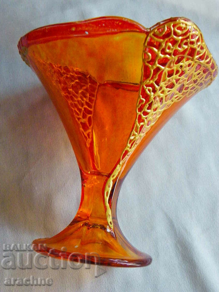 A beautiful glass vessel
