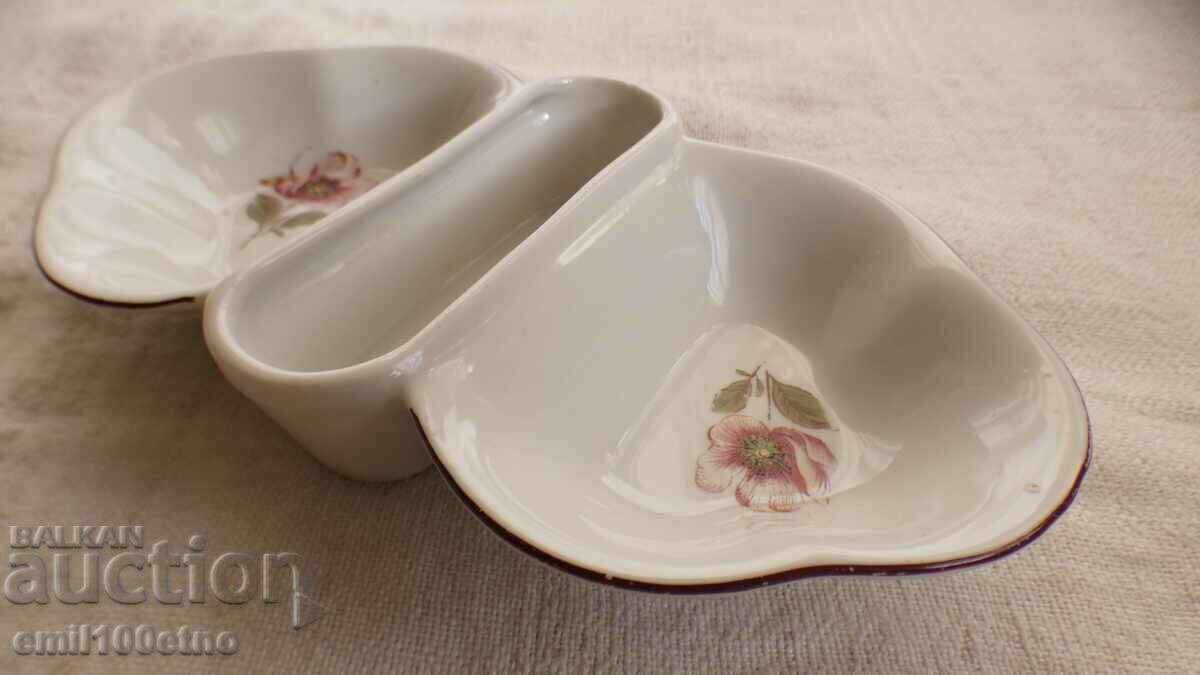 Auction Old Bulgarian porcelain Isis salt shaker Auction Old Bulgarian porcelain Isis salt shaker