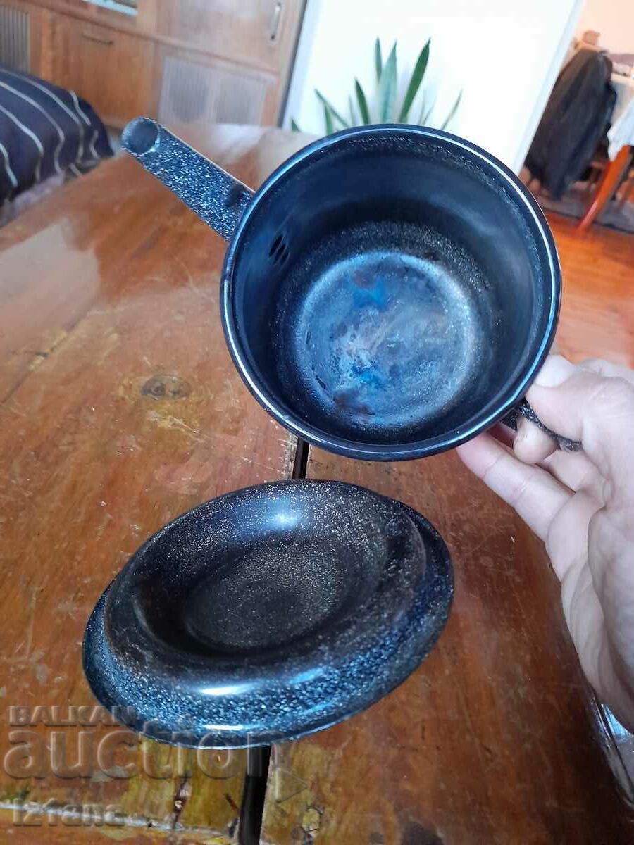 Old enamel teapot - 5 Old enamel teapot - 5