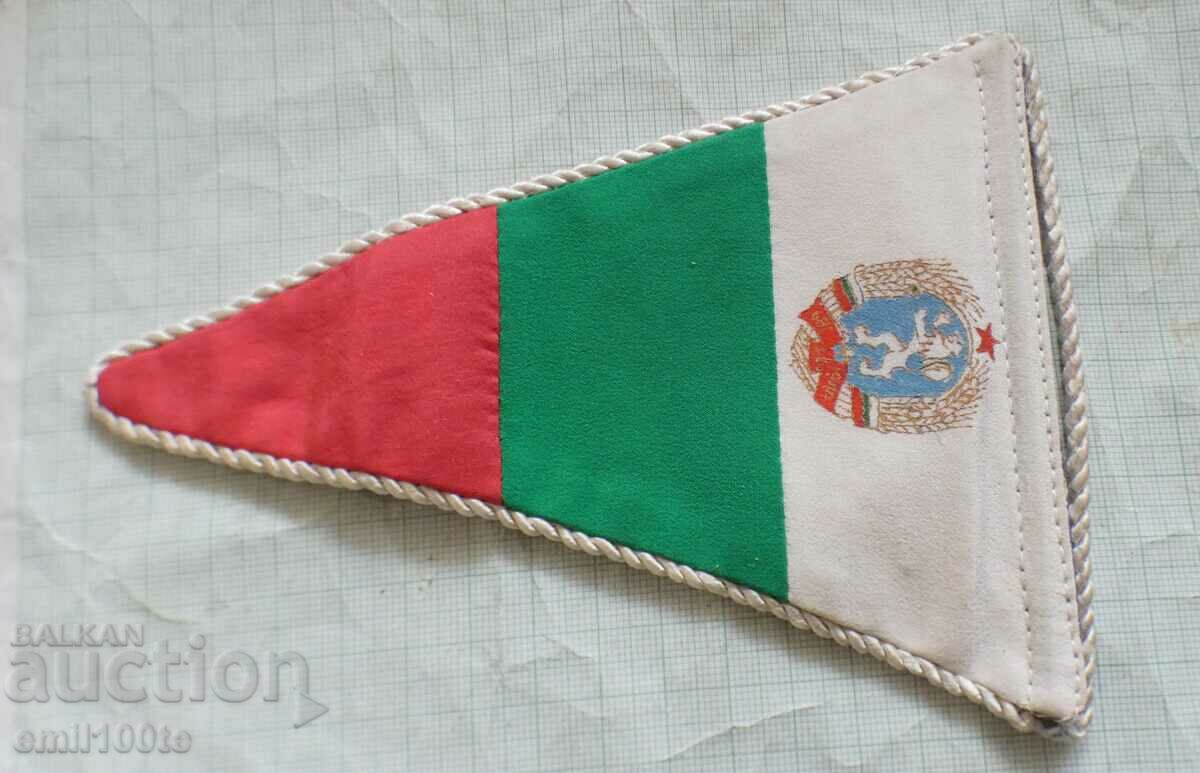 Delivery of Flag Austria Bulgaria tennis match for CUP DAVIS Sofia 1975 Delivery of Flag Austria Bulgaria tennis match for CUP DAVIS Sofia 1975