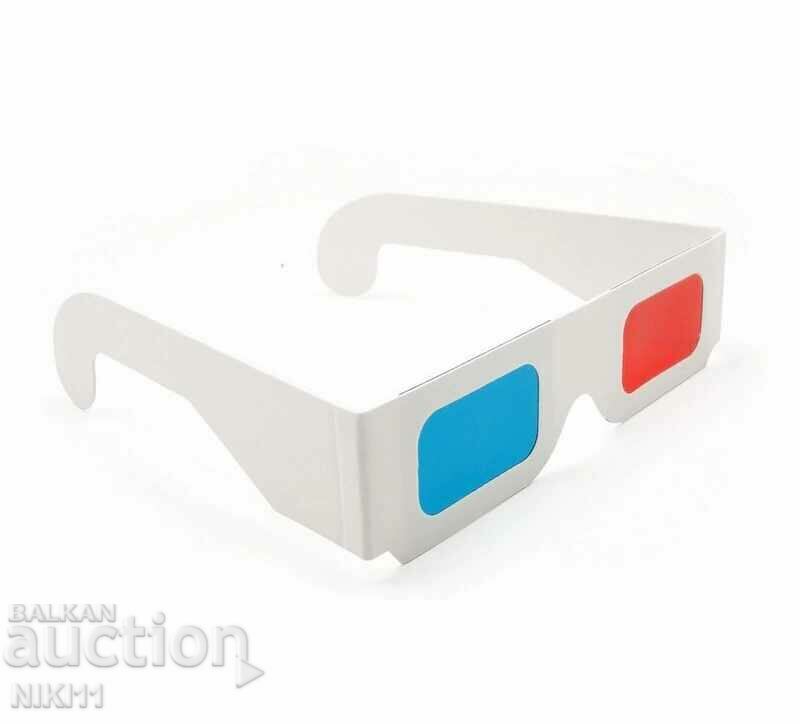 Auction Classic 3D Anaglyph glasses with red and blue 3D Auction Classic 3D Anaglyph glasses with red and blue 3D