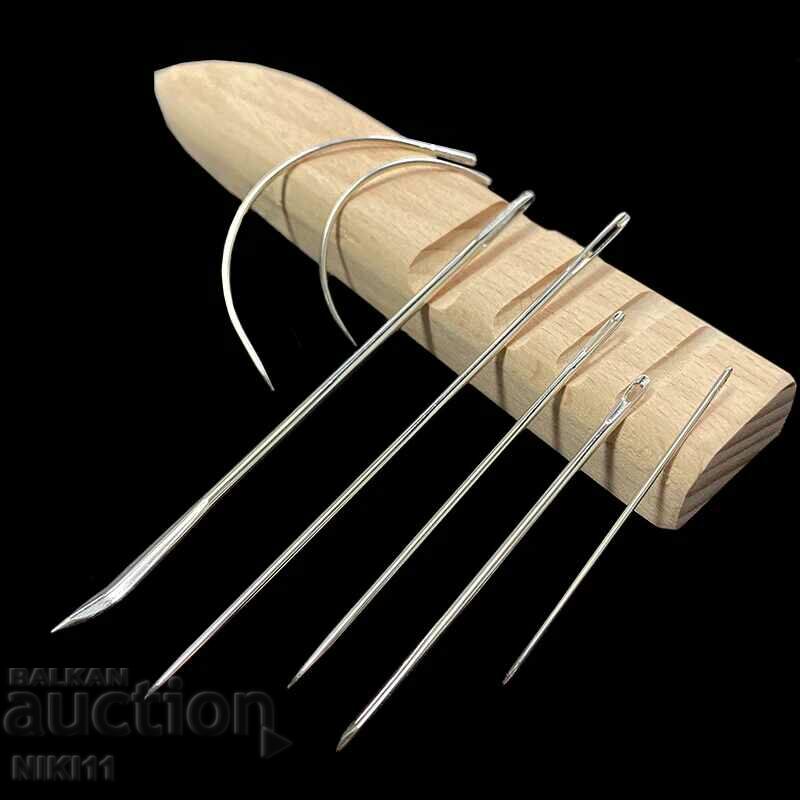 7 Sarashki needles for sewing leather leather needles curved needle with price 10.00 BGN | € 5.11 7 Sarashki needles for sewing leather leather needles curved needle with price 10.00 BGN | € 5.11
