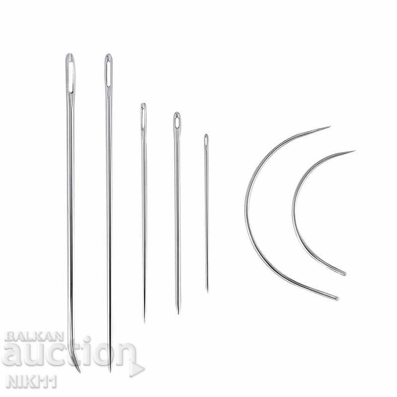 7 Sarashki needles for sewing leather leather needles curved needle - 5 7 Sarashki needles for sewing leather leather needles curved needle - 5