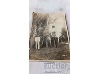 Photo Iskrets Men in the park in front of the sanatorium 1923
