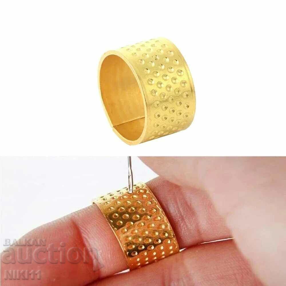 2 τμχ Δαχτυλήθρες για ράψιμο δερμάτινων προστατευτικών sarashi με τιμή 9.00 BGN | € 4.60 2 τμχ Δαχτυλήθρες για ράψιμο δερμάτινων προστατευτικών sarashi με τιμή 9.00 BGN | € 4.60