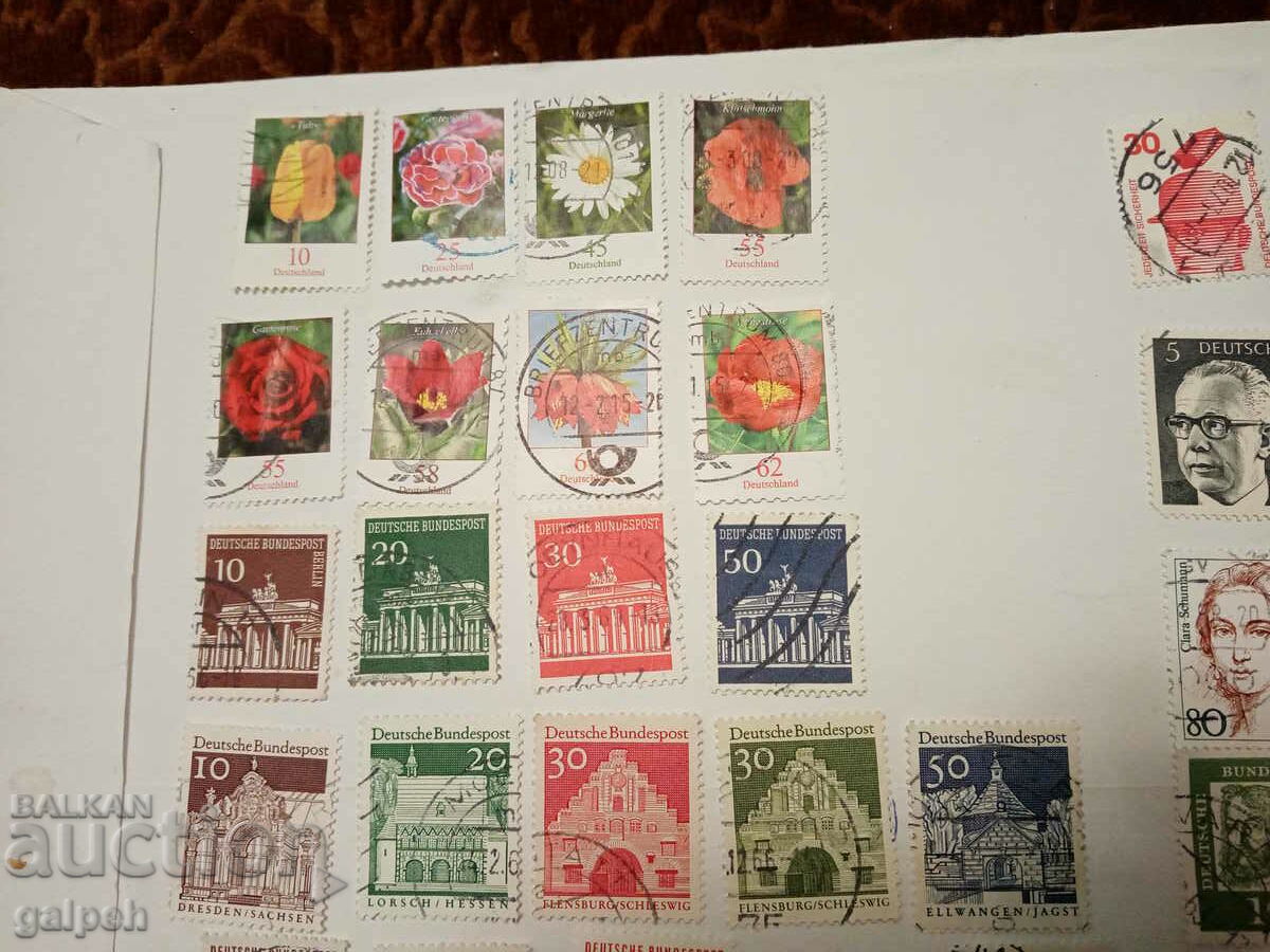 MARMII POSTALE - GERMANIA - 50+ buc. cu preț 2.50 BGN | € 1.28