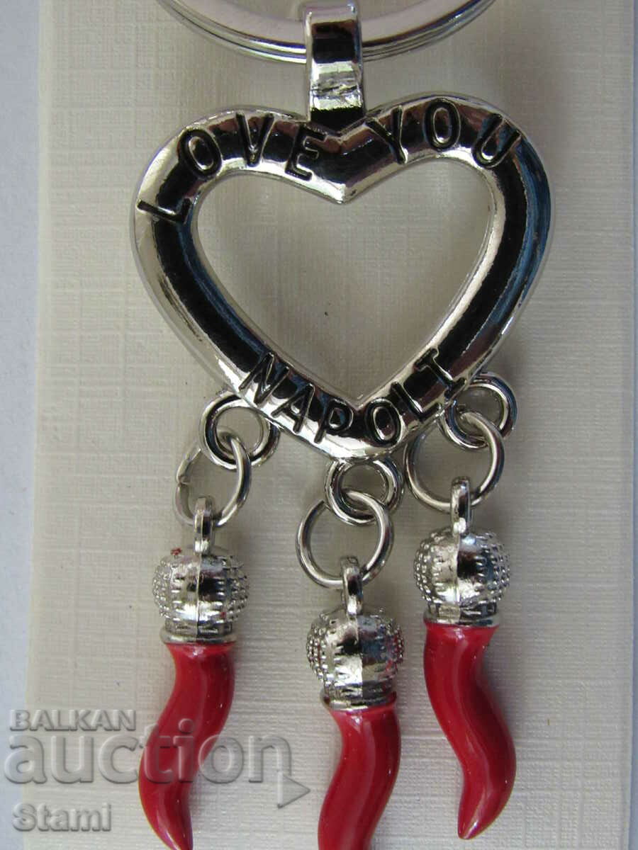 Δημοπρασία Μεταλλικό μπρελόκ από τη Νάπολη της Ιταλίας Δημοπρασία Μεταλλικό μπρελόκ από τη Νάπολη της Ιταλίας