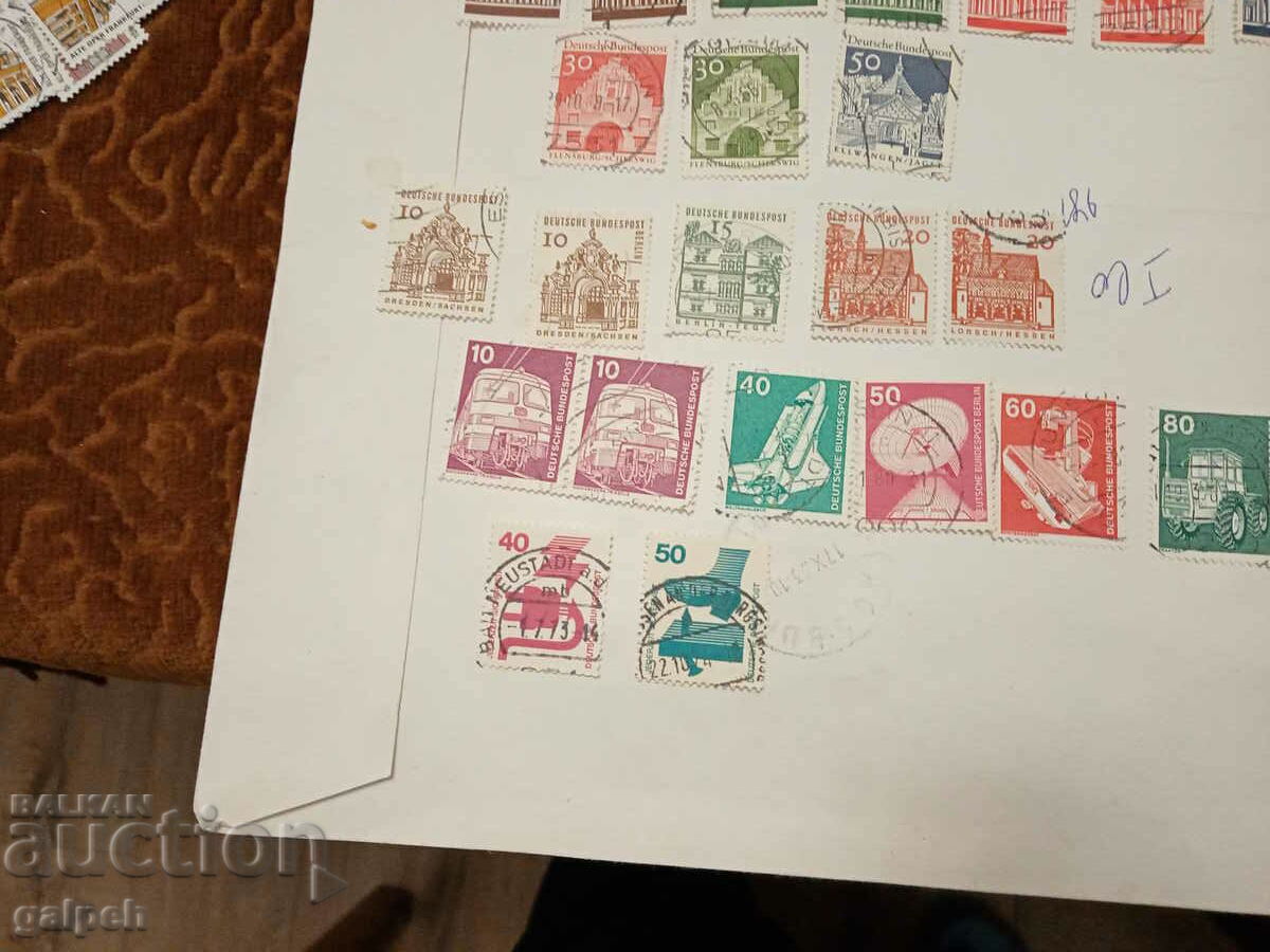 Auction POSTAGE STAMPS - GERMANY - 50+ pcs. Auction POSTAGE STAMPS - GERMANY - 50+ pcs.