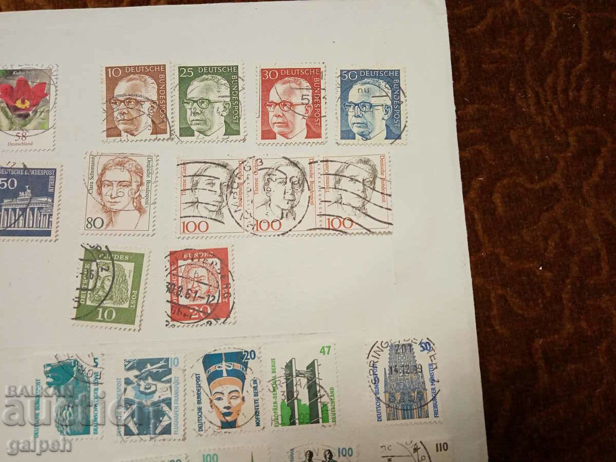 Delivery of POSTAGE STAMPS - GERMANY - 50+ pcs. Delivery of POSTAGE STAMPS - GERMANY - 50+ pcs.