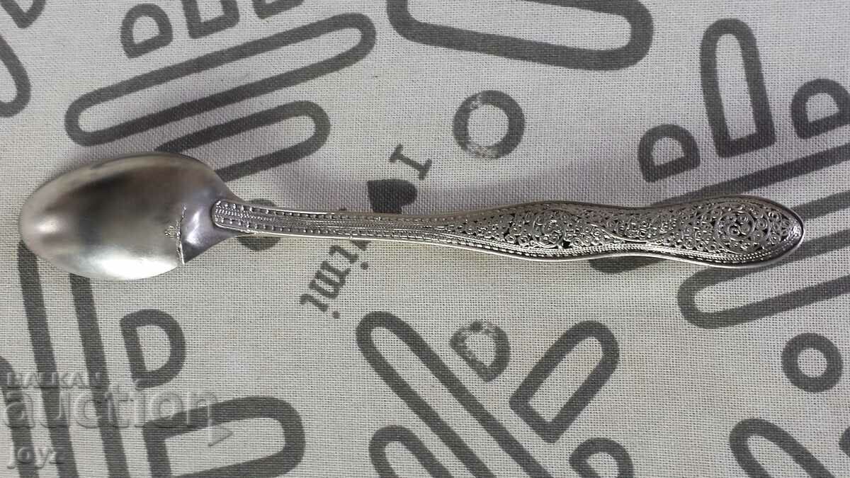 Delivery of 1920s SILVER SPOON FILIGREE WITH MONORAM/ SAMPLE 900 Delivery of 1920s SILVER SPOON FILIGREE WITH MONORAM/ SAMPLE 900