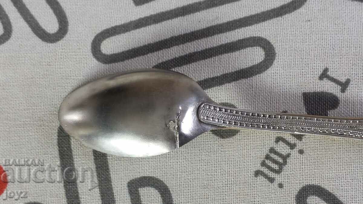 1920s SILVER SPOON FILIGREE WITH MONORAM/ SAMPLE 900 - 6 1920s SILVER SPOON FILIGREE WITH MONORAM/ SAMPLE 900 - 6