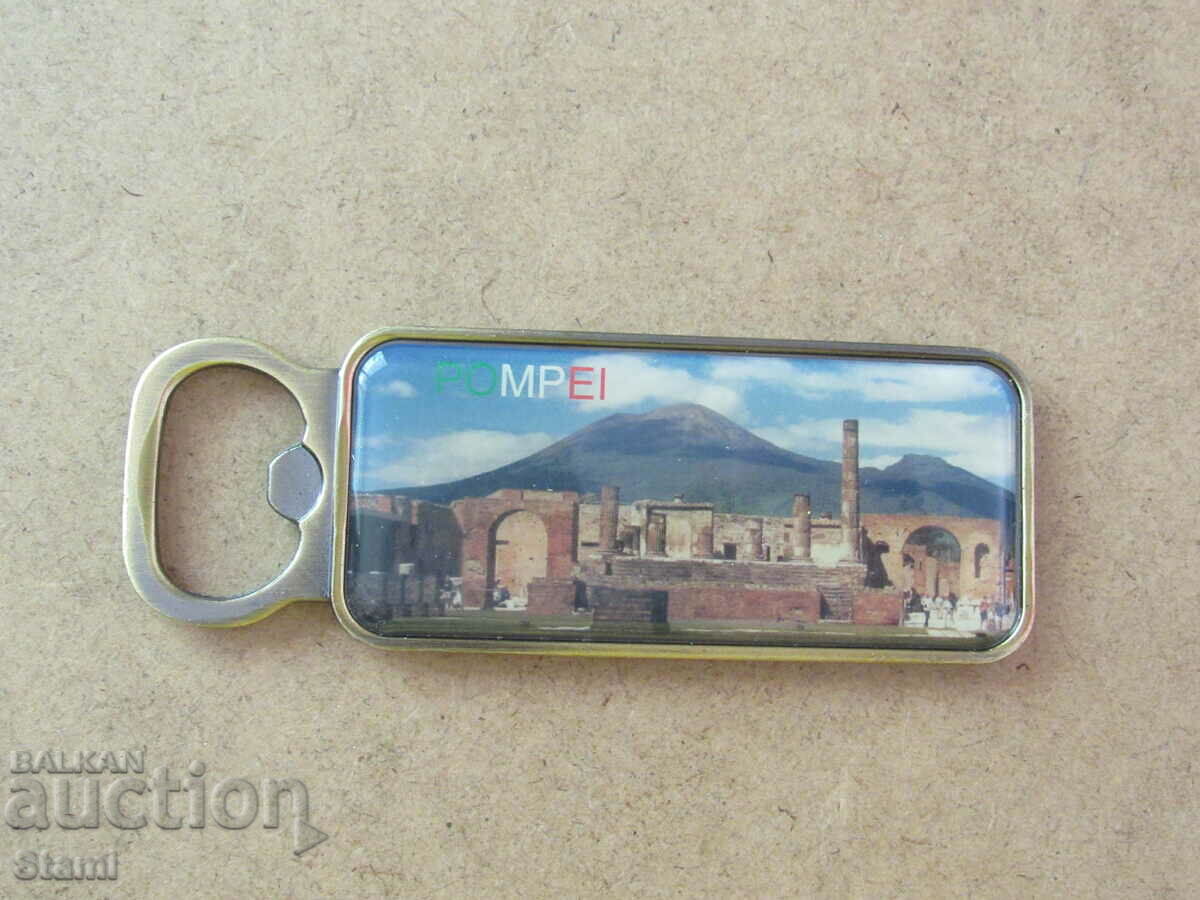 Magnet opener from Pompeii and Vesuvius, Italy-11 with price 10.50 BGN | € 5.37