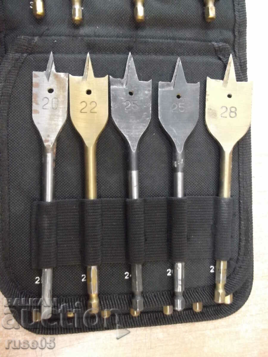 Auction Drills "ITS - 6-38mm, 16 pcs." set of flats for wood Auction Drills "ITS - 6-38mm, 16 pcs." set of flats for wood