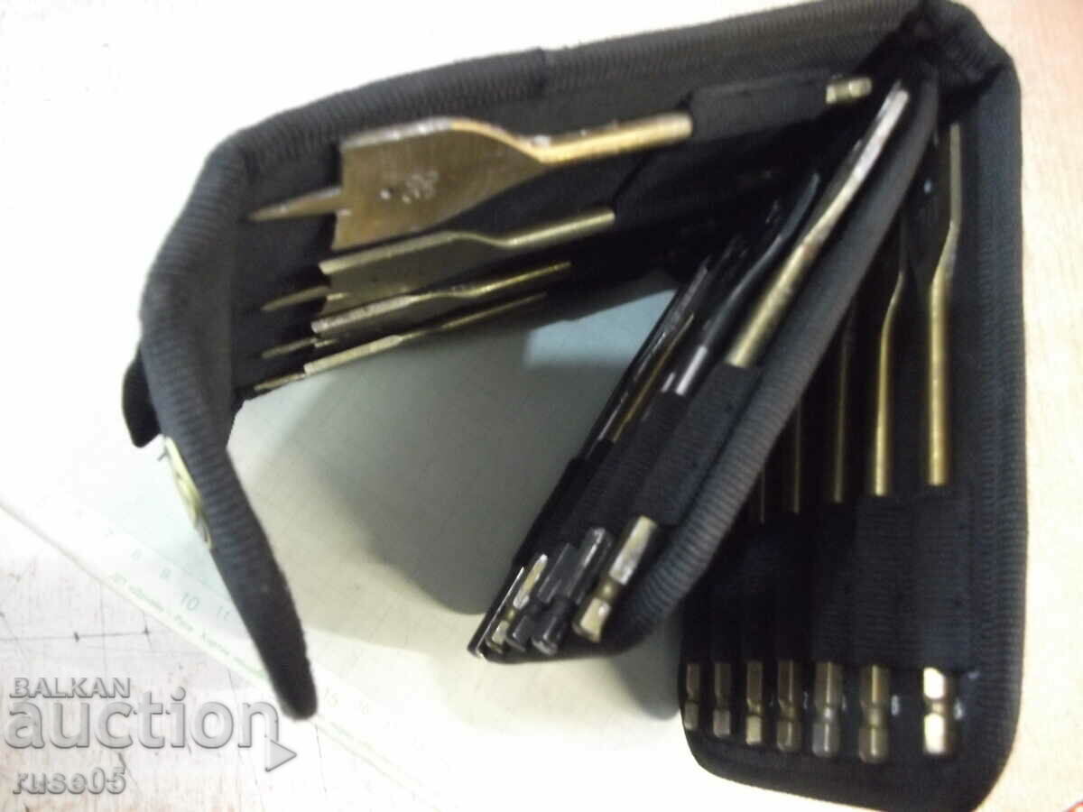 Drills "ITS - 6-38mm, 16 pcs." set of flats for wood - 5 Drills "ITS - 6-38mm, 16 pcs." set of flats for wood - 5