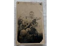 BOY WITH A MANDOLINE 192..y. PHOTO