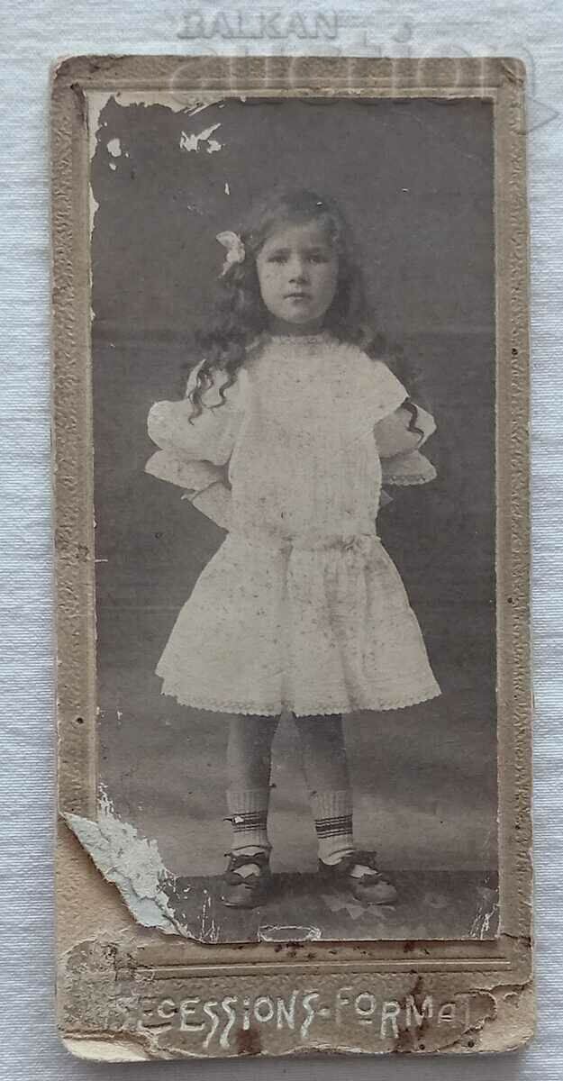 BEAUTIFUL CHILD ELENA PHOTO CARDBOARD 190..y.