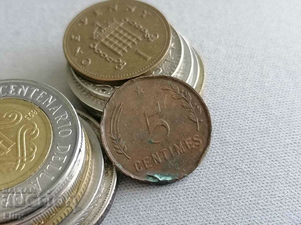 Монета - Люксембург - 5 сентима | 1930г.