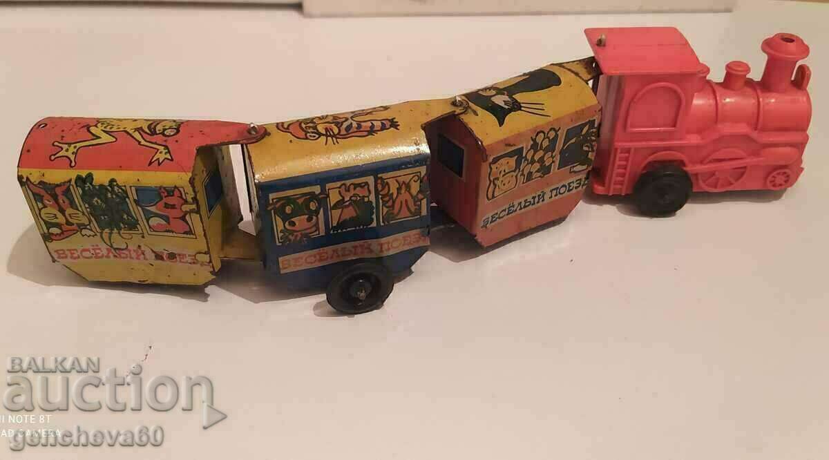 Mechanical tin train, locomotive LZM/USSR/Rarity! with price 40.00 BGN | € 20.45 Mechanical tin train, locomotive LZM/USSR/Rarity! with price 40.00 BGN | € 20.45