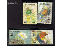 1989. St. Vincent. Nature Protection - Parrots.