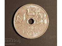 1 kroner 2010 Norway, Harald V