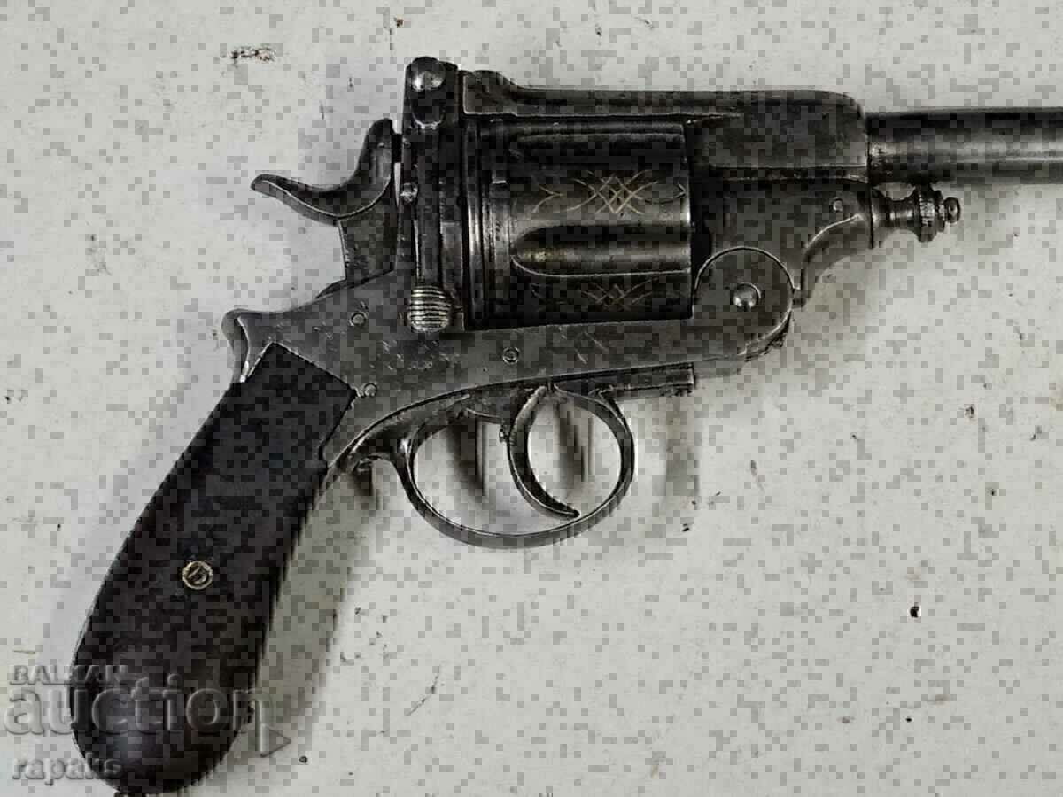 Auction Revolver long barrel Gasser 1880 Montenegro, carbine pistol Auction Revolver long barrel Gasser 1880 Montenegro, carbine pistol