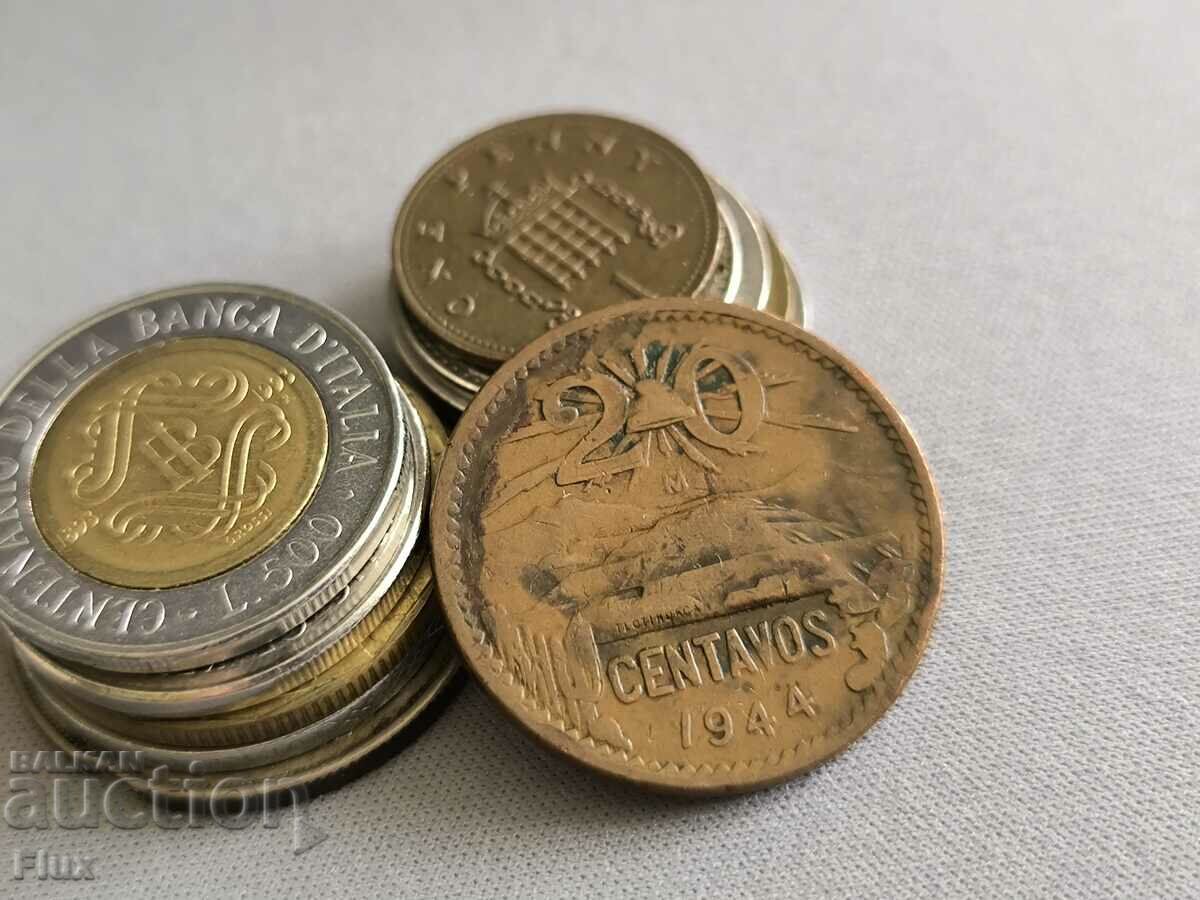 Coin - Mexico - 20 centavos | 1944