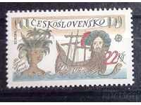 Τσεχοσλοβακία 1992 Ευρώπη CEPT Πλοία Columbus MNH