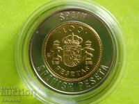 Μετάλλιο : 100 πεσέτες Ισπανία / Παλαιά ευρωπαϊκά νομίσματα Απόδειξη
