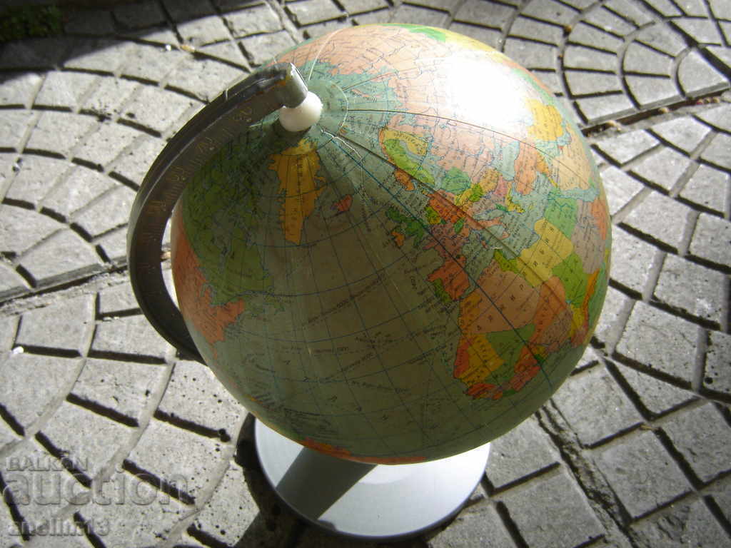 Delivery of OLD GEOGRAPHIC GLOBE Delivery of OLD GEOGRAPHIC GLOBE