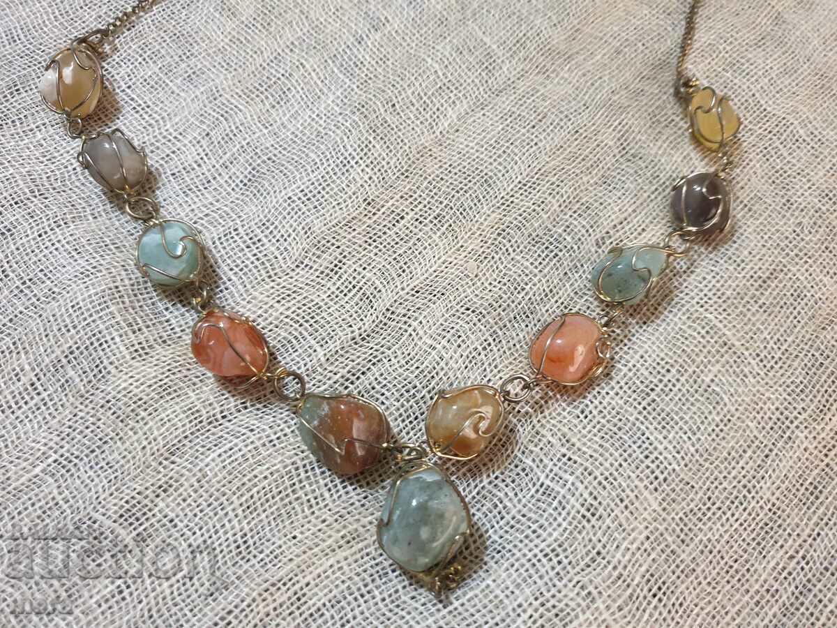 Necklace of semi-precious stones with price 40.00 BGN | € 20.45 Necklace of semi-precious stones with price 40.00 BGN | € 20.45