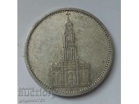 5 марки сребро Германия 1935 A III Райх  сребърна монета №21