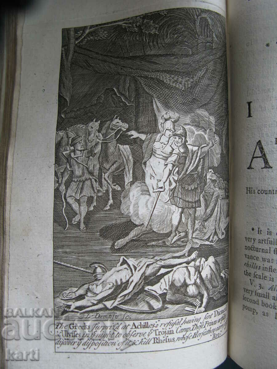 1770 - ILIADA LUI HOMER - ALEXANDER POPE - GRAVURI - 6