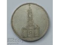 5 марки сребро Германия 1935 A III Райх  сребърна монета №63