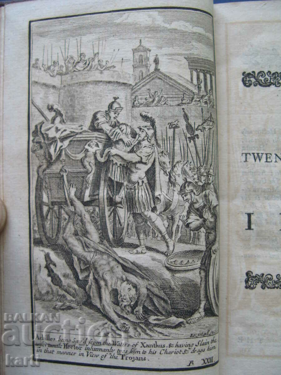 Delivery of 1756 - THE ILIAD OF HOMER - ALEXANDER POPE - ENGRAVINGS Delivery of 1756 - THE ILIAD OF HOMER - ALEXANDER POPE - ENGRAVINGS