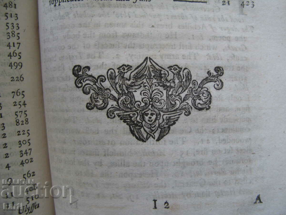 1756 - THE ILIAD OF HOMER - ALEXANDER POPE - ENGRAVINGS - 7 1756 - THE ILIAD OF HOMER - ALEXANDER POPE - ENGRAVINGS - 7