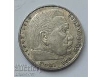 5 mărci de argint Germania 1935 A III Reich Monedă de argint #61