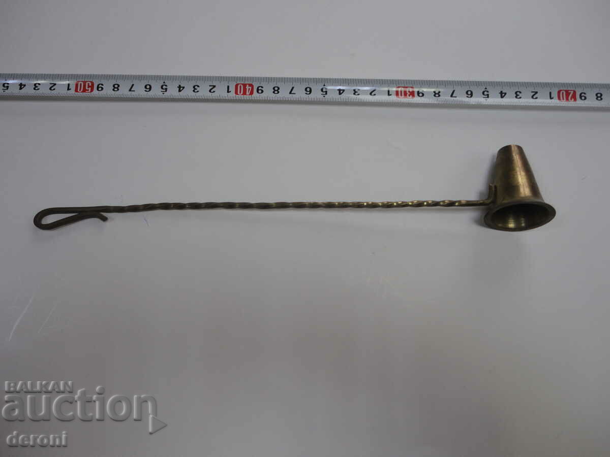 Bronze candle snuffer 3