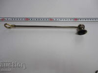 Antique Bronze candle snuffer 4
