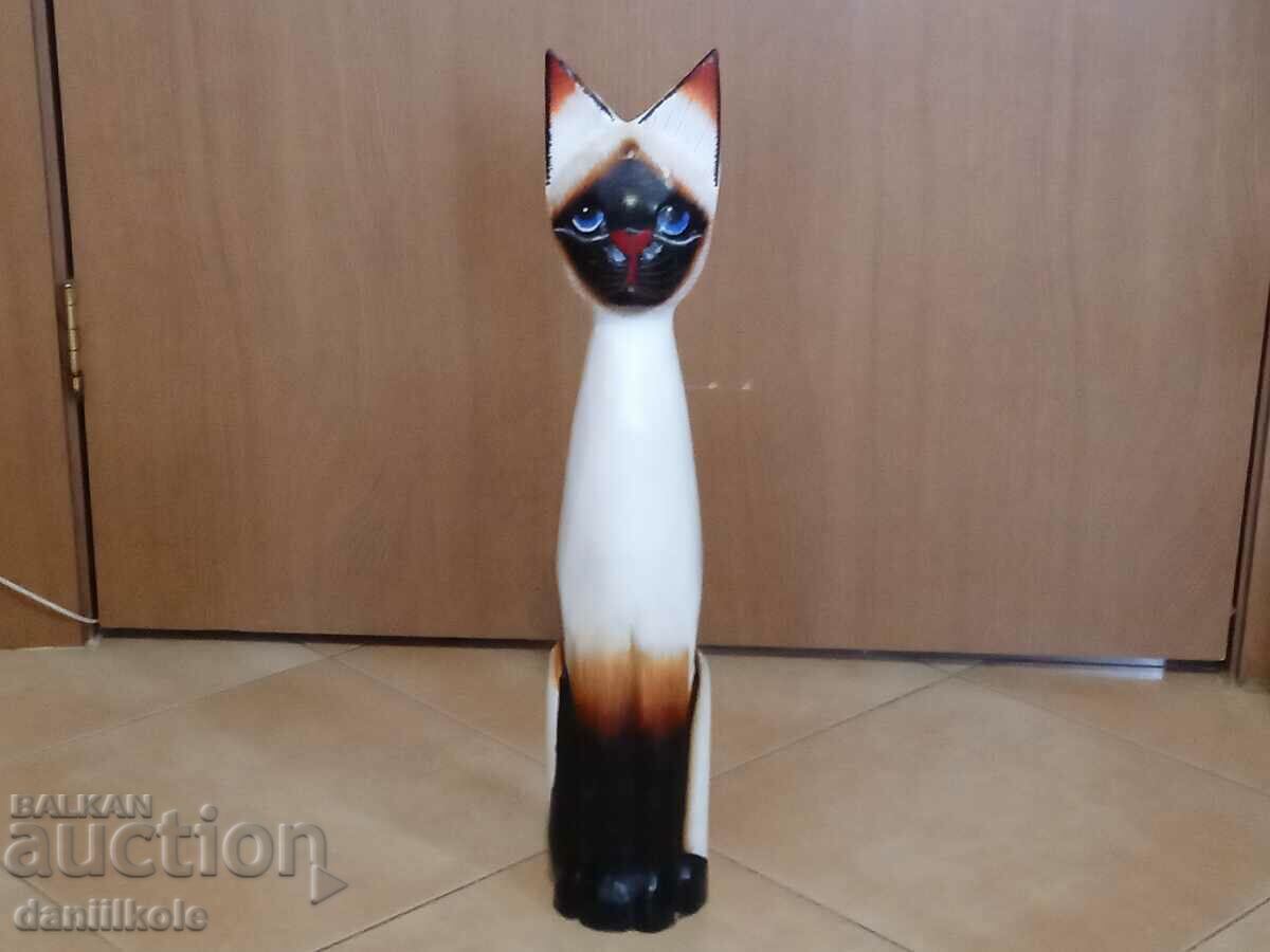 *$*Y*$* FIGURA PISICA DIN LEMN 50 CM FACUT MANUAL *$*Y*$* *$*Y*$* FIGURA PISICA DIN LEMN 50 CM FACUT MANUAL *$*Y*$*