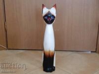 *$*Y*$* FIGURA PISICA DIN LEMN 50 CM FACUT MANUAL *$*Y*$*