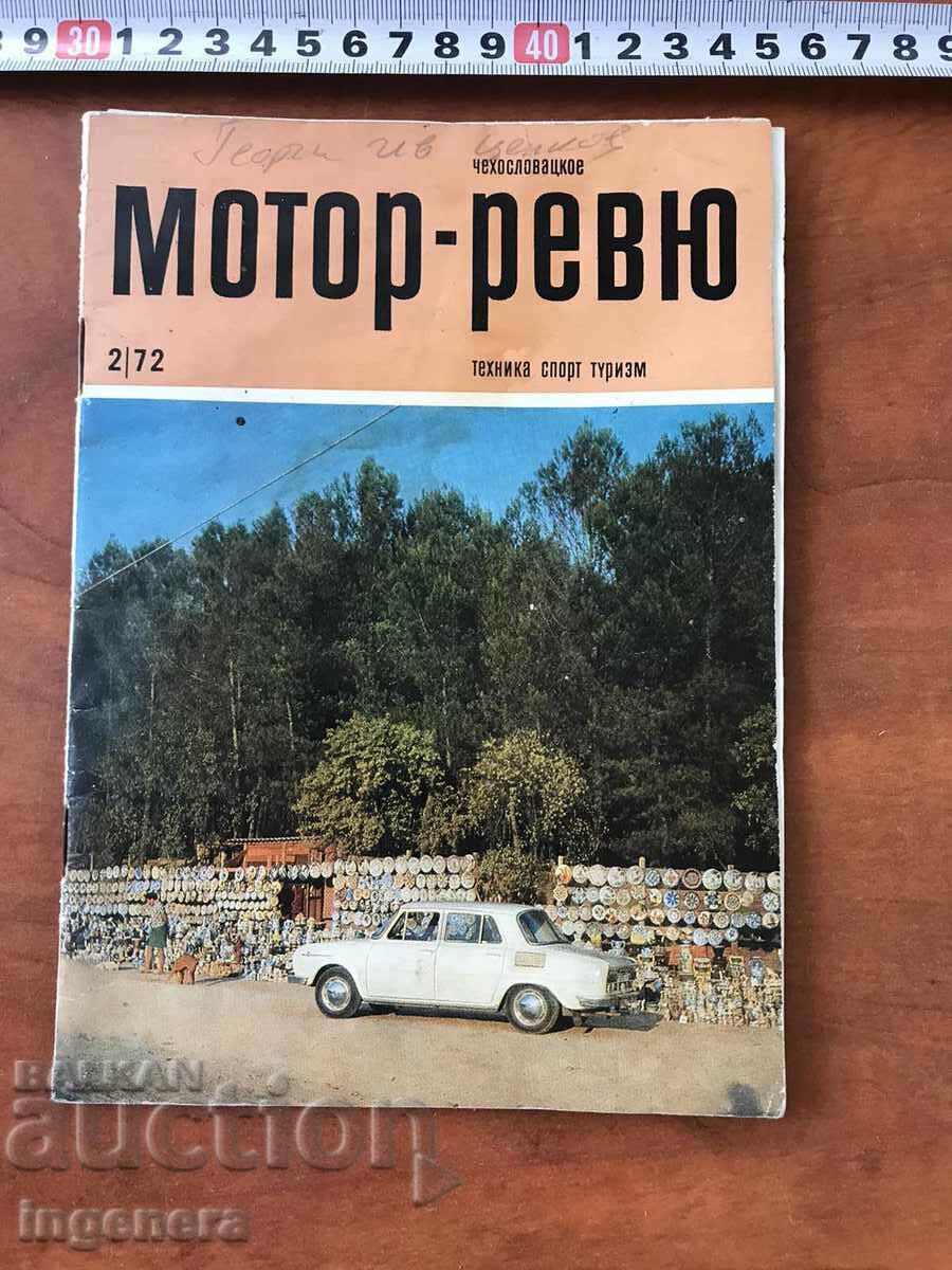 REVISTA "MOTOR-REVYU"-KN. 2/1972