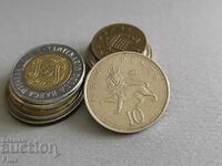 Монета - Великобритания - 10 пенса | 1973г.
