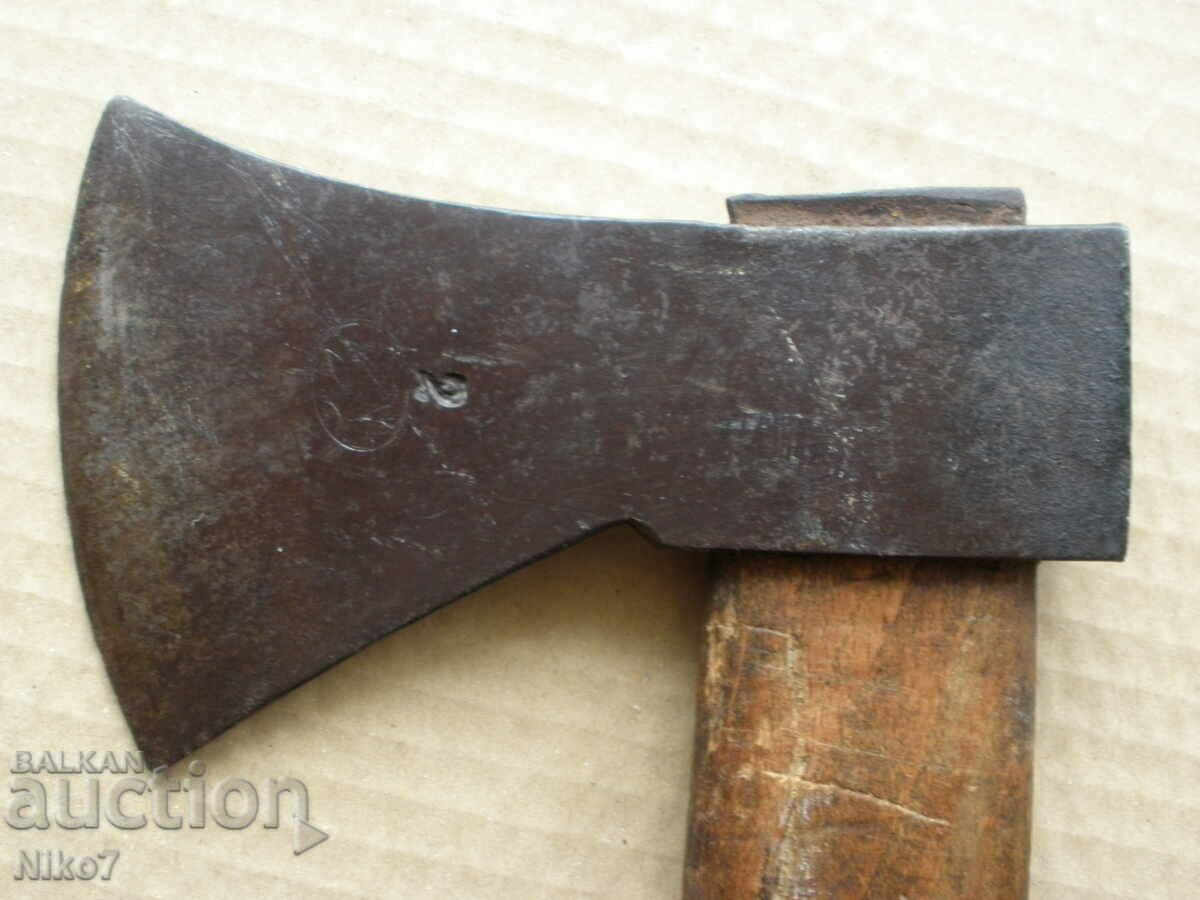 Old, branded hatchet, axe. with price 139.99 BGN | € 71.58 Old, branded hatchet, axe. with price 139.99 BGN | € 71.58