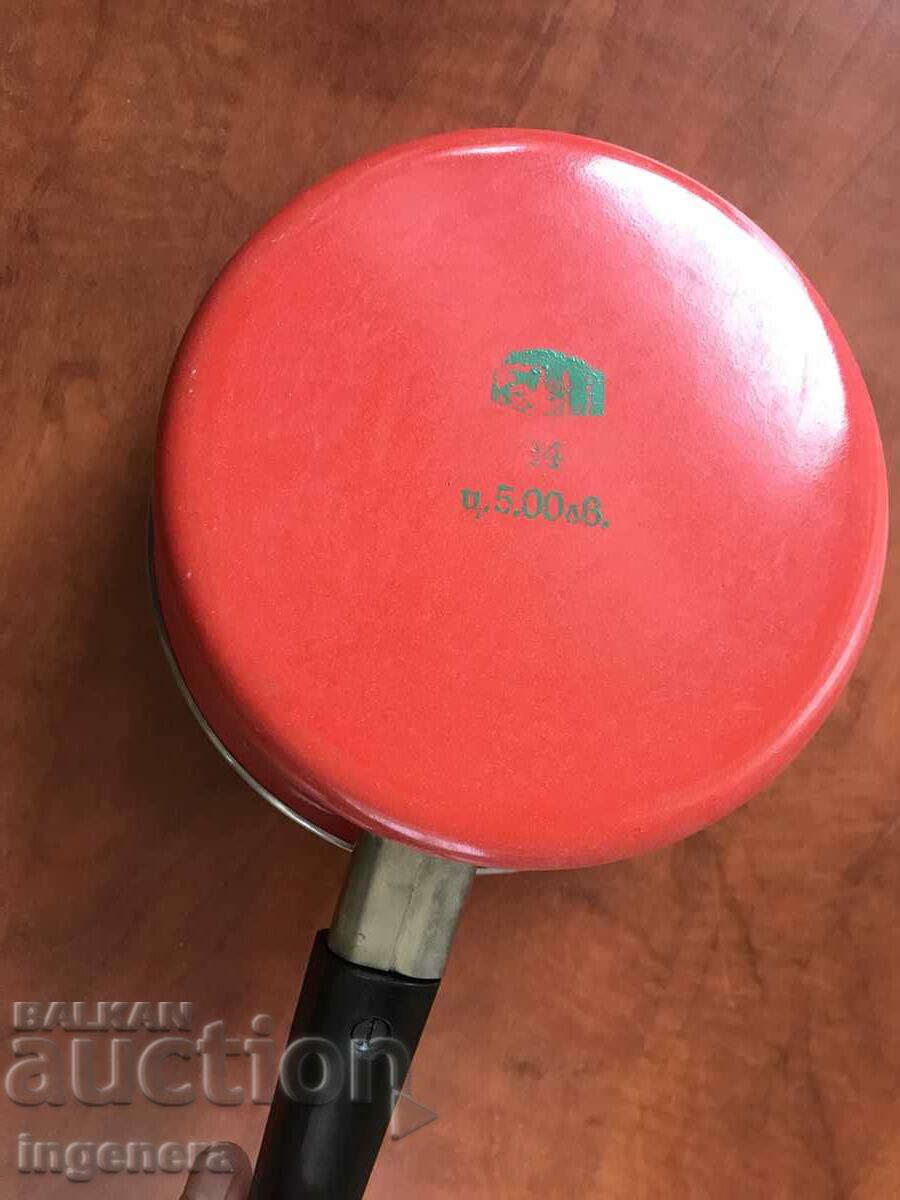 СЪД КАСЕРОЛА ЕМАЙЛИРАНА ТЕНДЖЕРА ТИГАН БАКЕЛИТ НОВО - 7 СЪД КАСЕРОЛА ЕМАЙЛИРАНА ТЕНДЖЕРА ТИГАН БАКЕЛИТ НОВО - 7