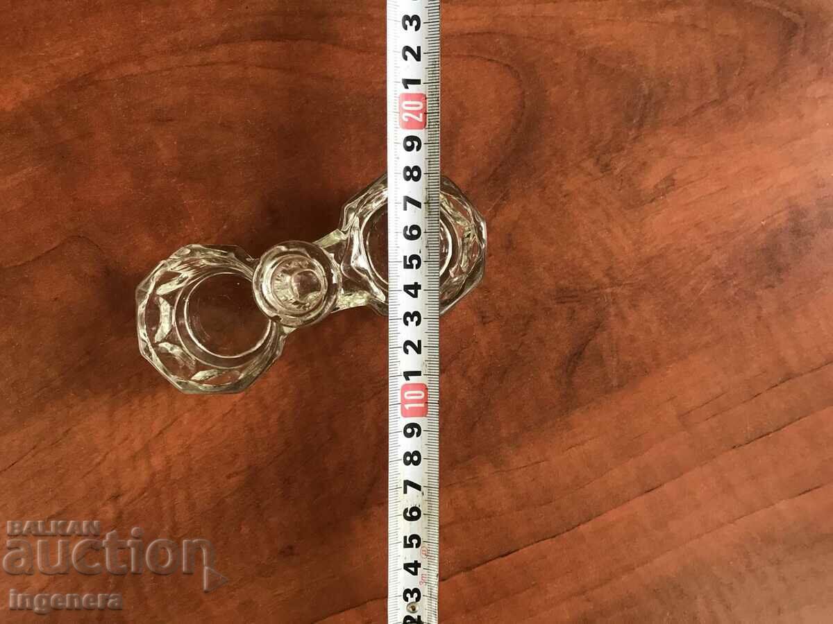 Auction SALT GLASS THICK RELIEF ANTIQUE Auction SALT GLASS THICK RELIEF ANTIQUE