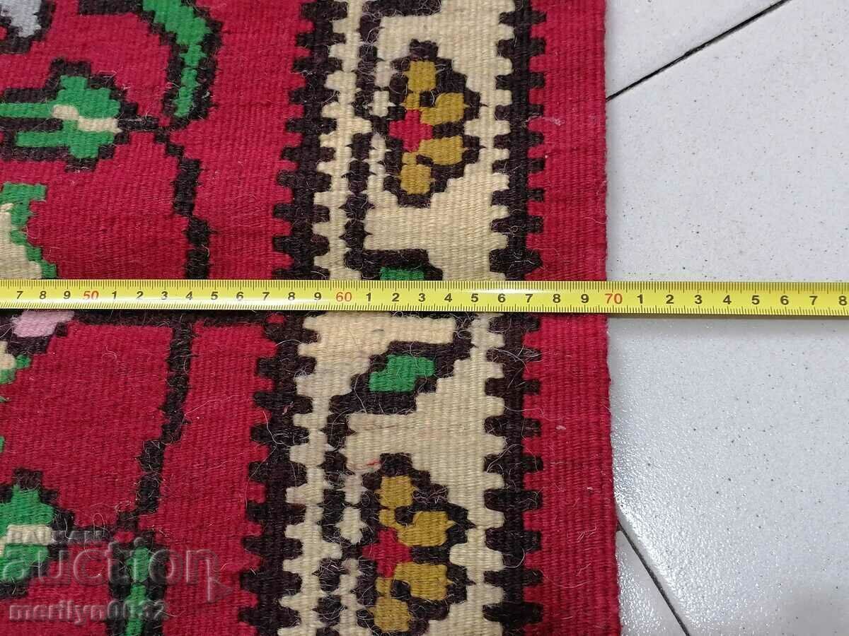 Old handwoven boiler path 155/70cm patterned carpet - 5 Old handwoven boiler path 155/70cm patterned carpet - 5