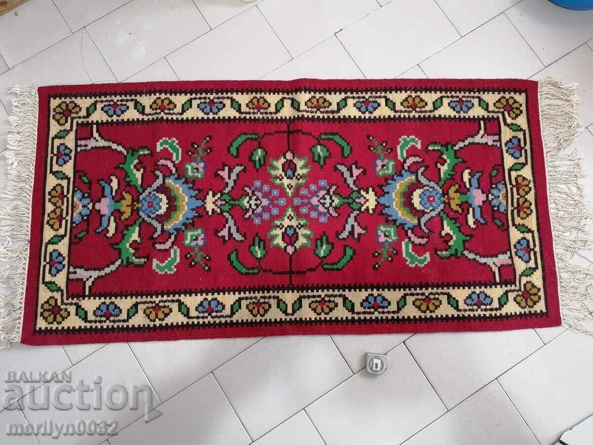 Old handwoven boiler path 155/70cm patterned carpet - 7 Old handwoven boiler path 155/70cm patterned carpet - 7